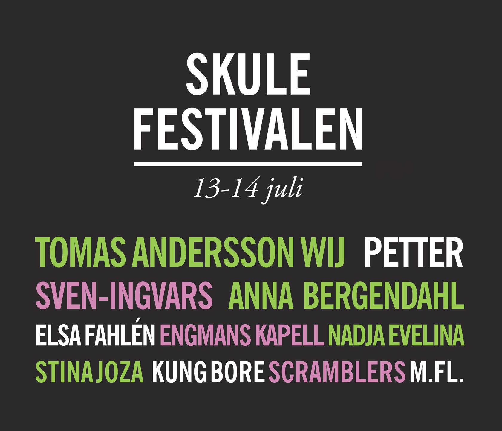 Skule artister 2018